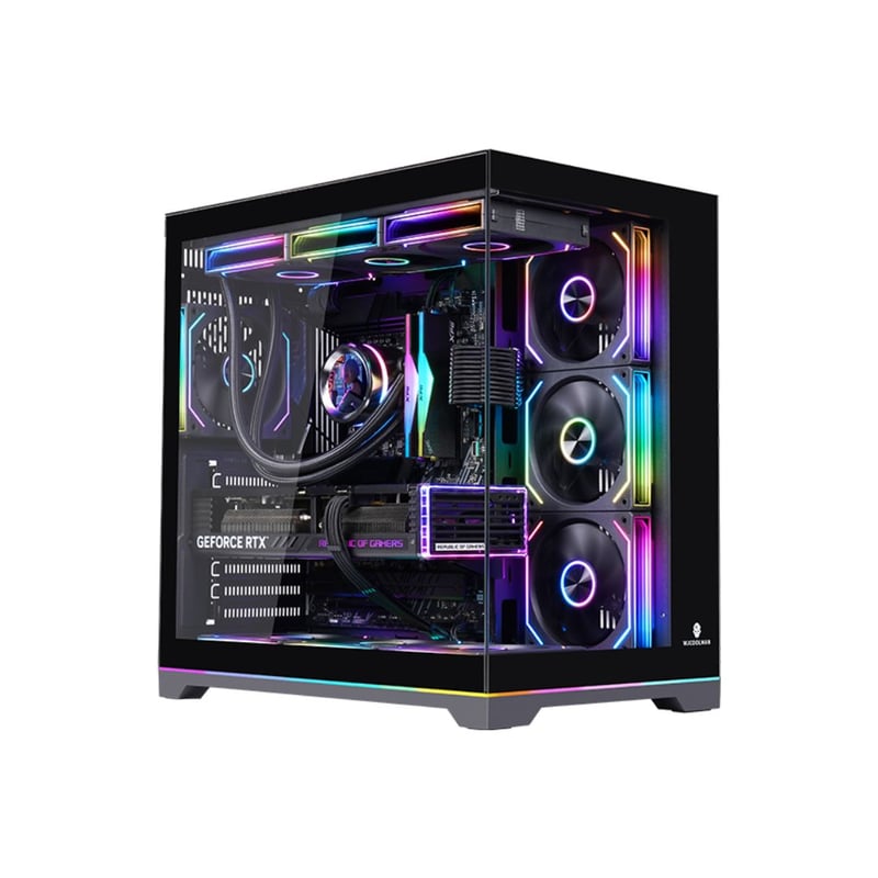 WJ Coolman Robin II Plus SCAR Mid-Tower Case Black - 3