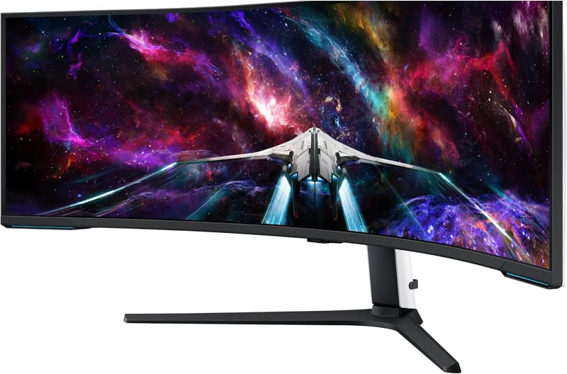 شاشة ألعاب سامسونج أوديسي نيو G9 G95NC منحنية فائقة الاتساع بحجم 57 بوصة (دقة Dual UHD - تقنية Quantum Mini-LED - تردد 240Hz - استجابة 1ms - انحناء 1000R) - 20