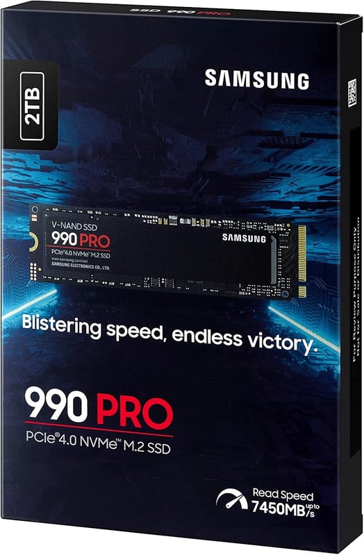 SSD Samsung 990 Pro 2TB NVMe M.2 PCIe 4.0 - 2