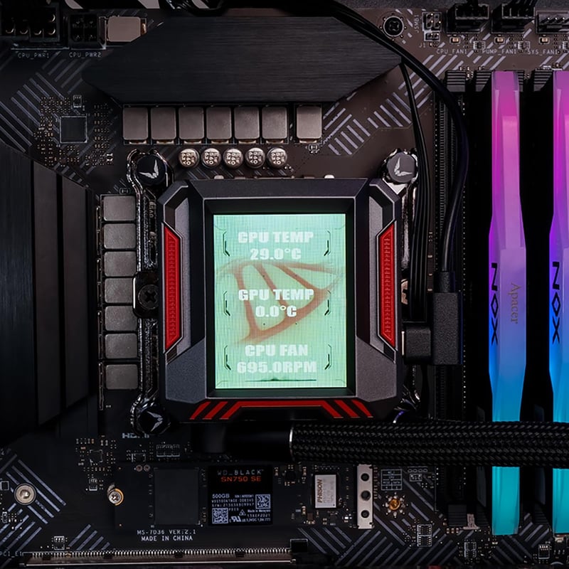 Valkyrie E360 AIO Liquid Cooler 360mm with LCD Display - 7