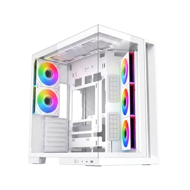 كيس Xigmatek Aqua 7 Arctic Full-Tower E-ATX أبيض - 7