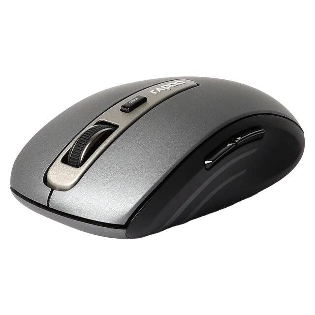 ماوس Rapoo M350L 2400 DPI Dual-Mode رمادي غامق - 3