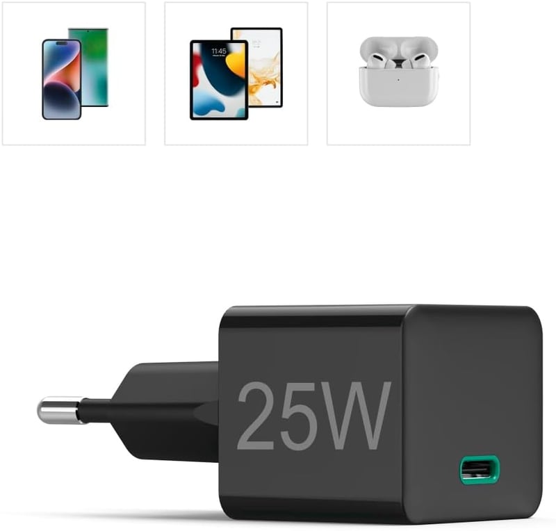 شاحن Hama 25W Power Delivery Qualcomm أسود - 8