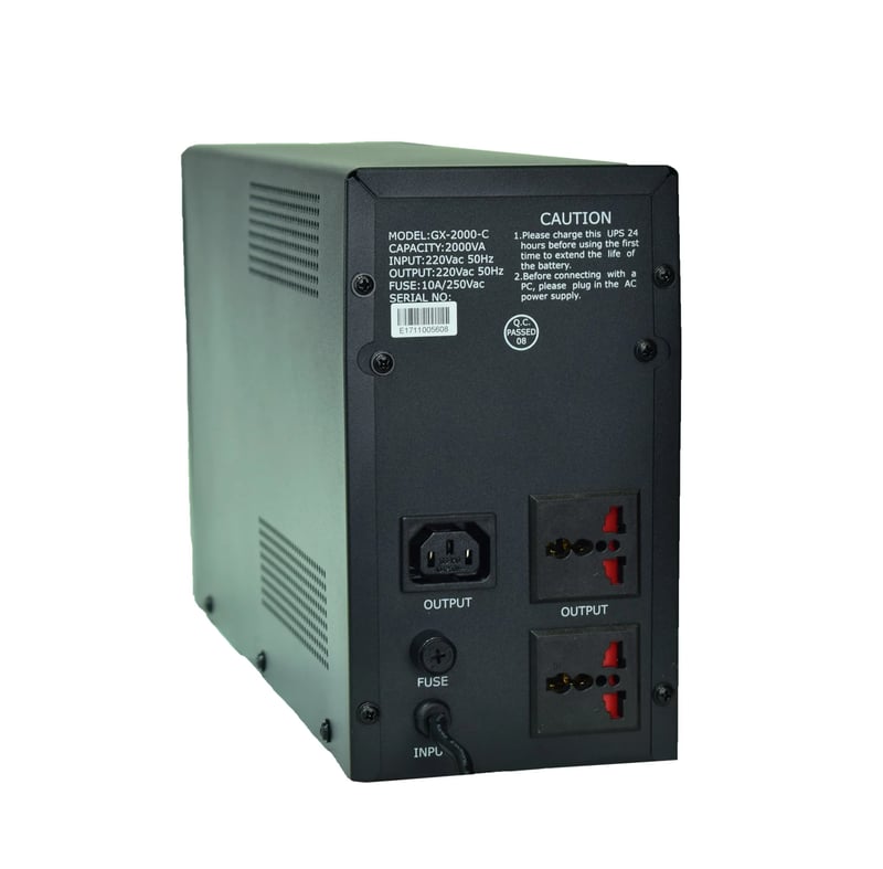 GeTX GXK-2000-C 2000VA Line-Interactive UPS 1200W - 5