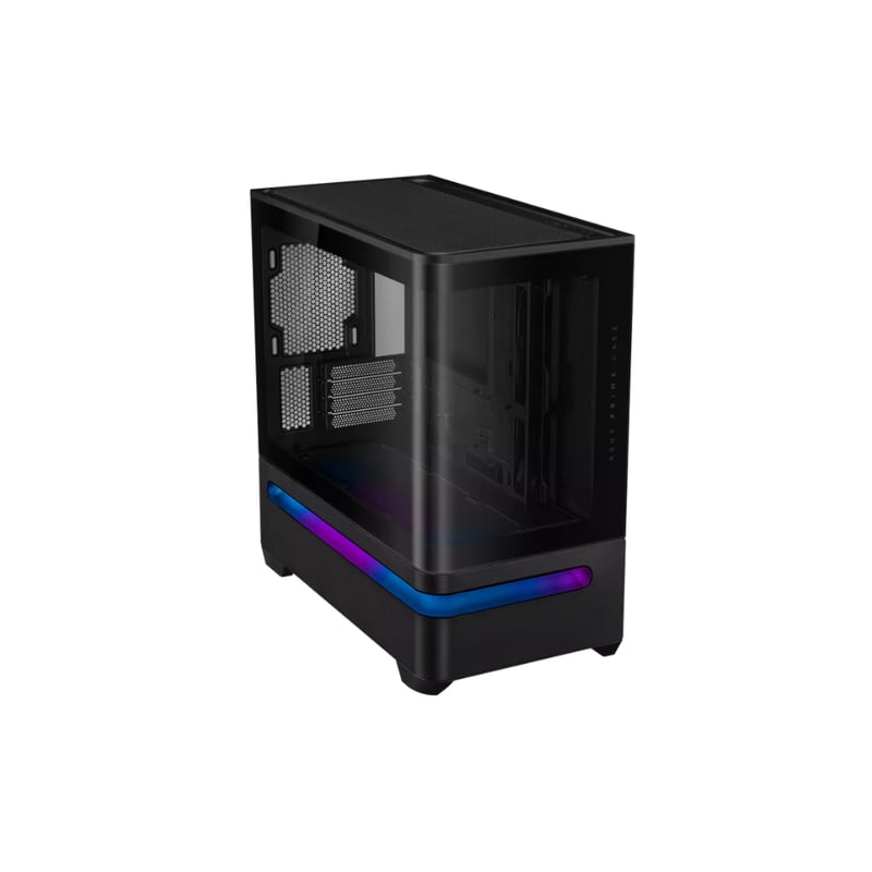 كيس ASUS Prime AP202 Micro-ATX أسود زجاج منحني - 3