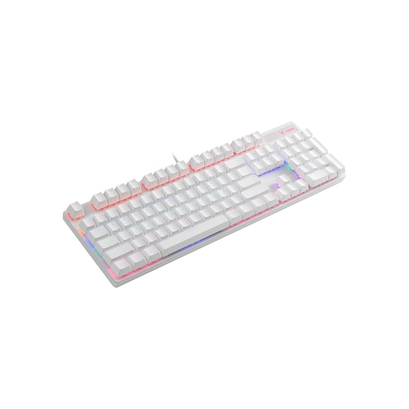 كيبورد Rapoo V500 TKL Mechanical Wired RGB أبيض - 4