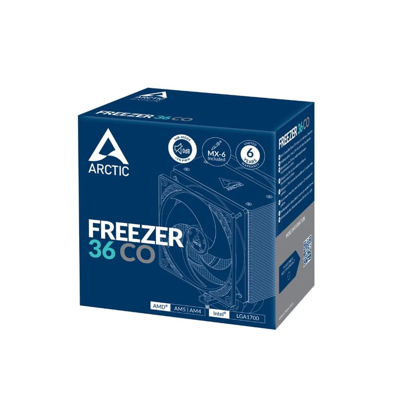 ARCTIC Freezer 36 CO CPU Air Cooler 250W TDP Dual Ball Bearing - 5