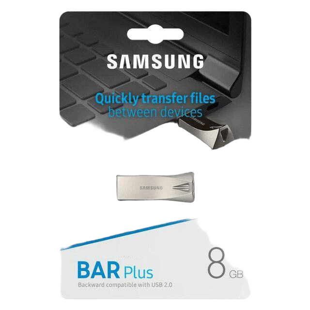 Samsung BAR Plus 8GB USB 3.2 Flash Drive Metal Design - 4