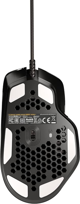 Glorious Model I 19000 DPI Wired Gaming Mouse Black RGB - 5
