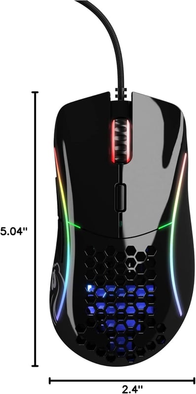 Glorious Model D Gaming Mouse 12000 DPI Wired Black - 13