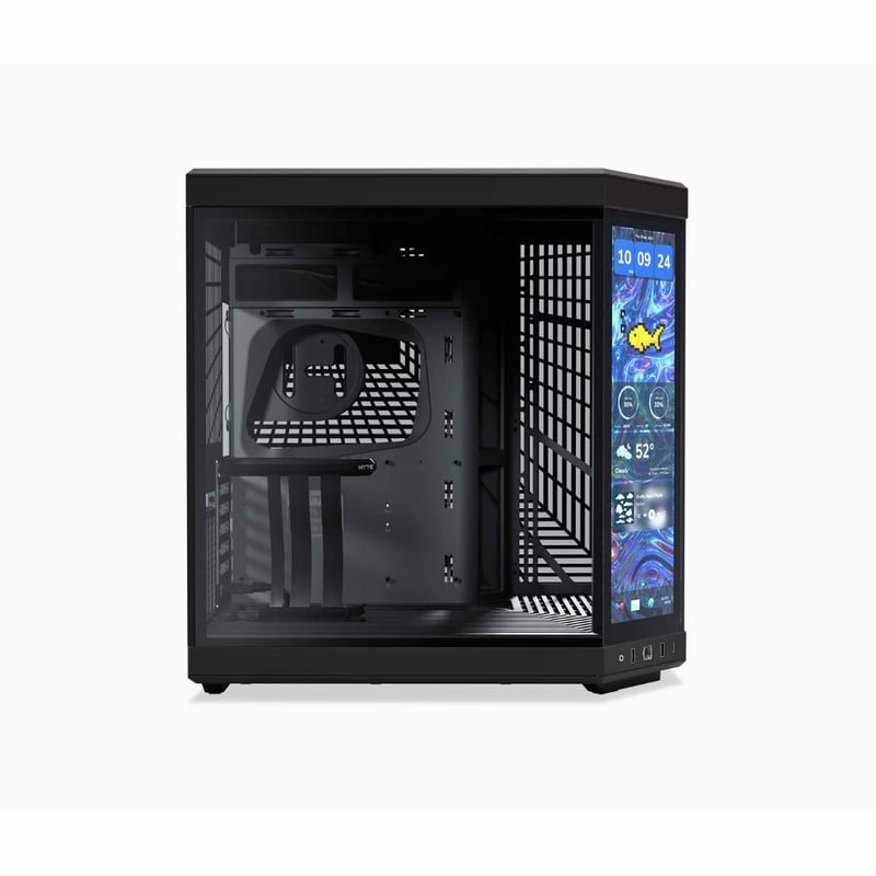HYTE Y70 Touch Mid-Tower ATX Case Black Tempered Glass - 3