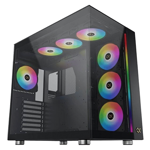 XIGMATEK Aqua Ultra Air Mid-Tower ATX Case Black Tempered Glass - 7