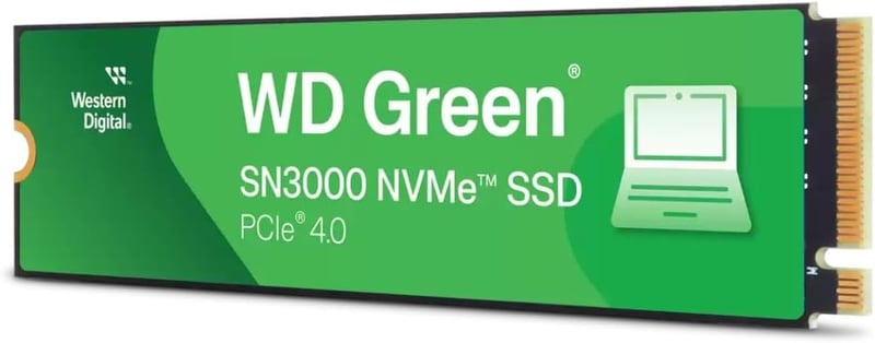 Western Digital Green SN3000 1TB NVMe M.2 PCIe 4.0 SSD - 2