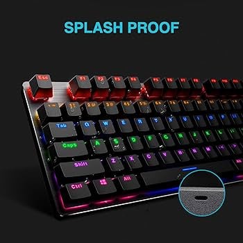 كيبورد Rapoo V500 Pro Full-Size ميكانيكي سلكي RGB - 9