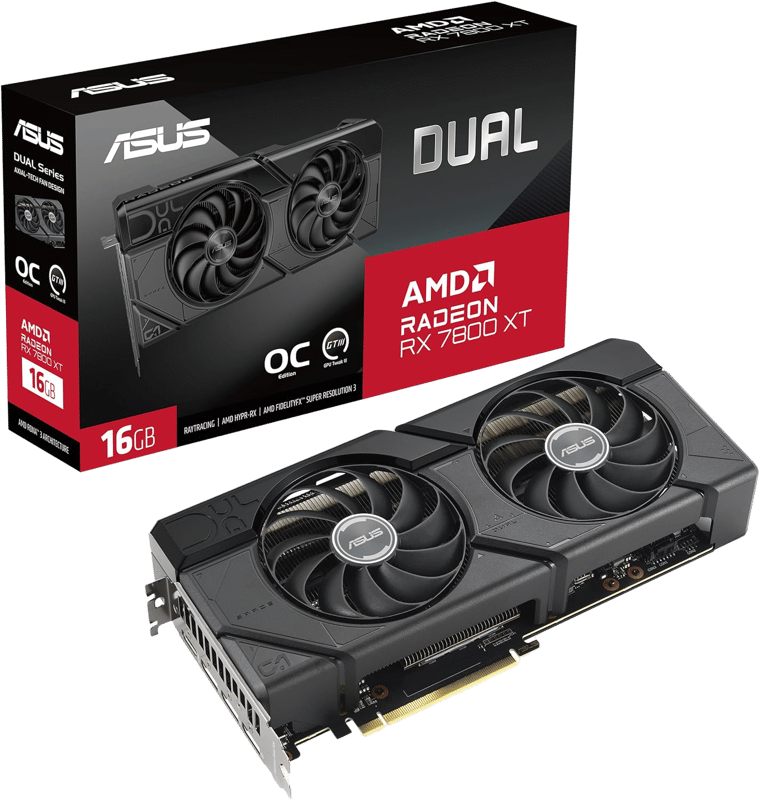 ASUS Dual Radeon RX 7800 XT 16GB GDDR6 OC Edition - 11