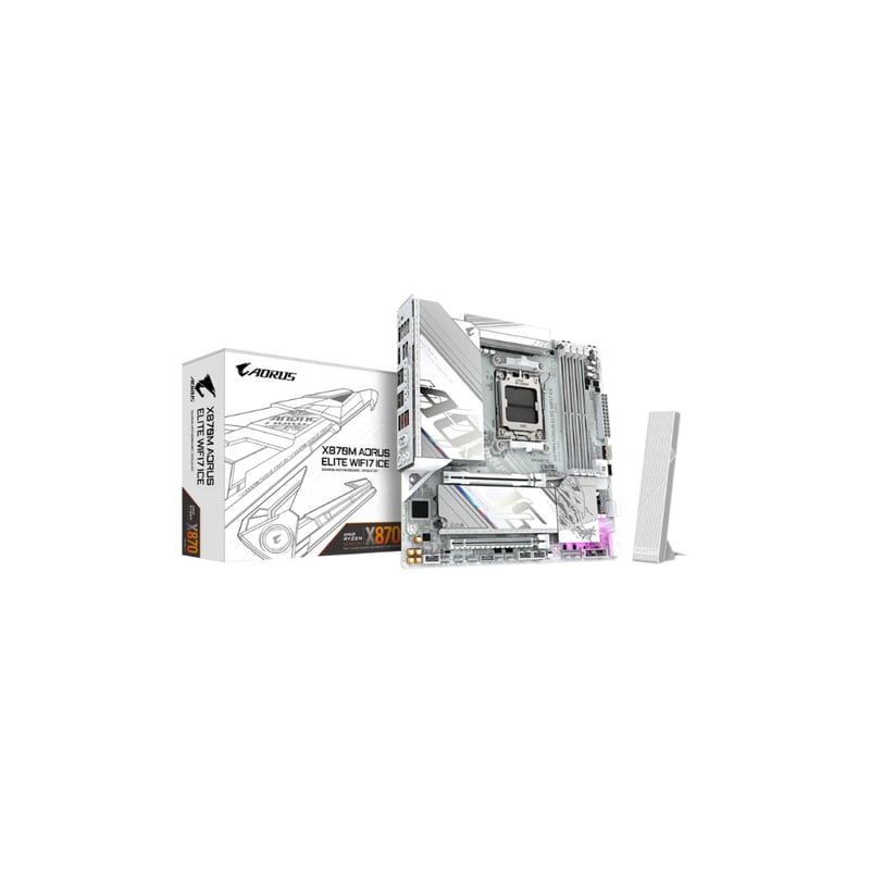 Gigabyte Aorus Elite X870M AM5 ATX Motherboard WiFi 7 - 1