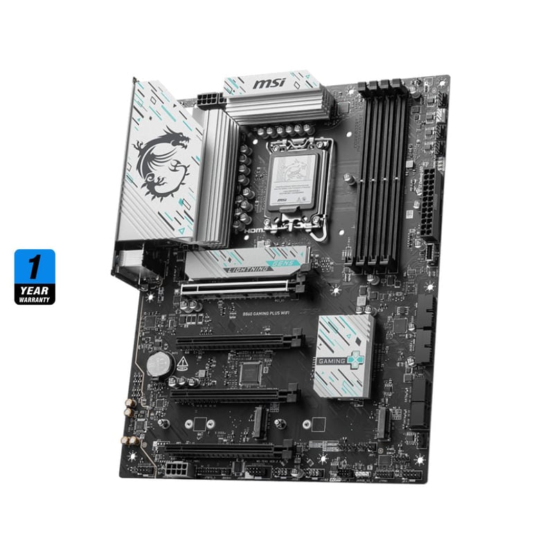 MSI Gaming Plus B860 WiFi LGA1851 ATX DDR5 Motherboard - 3