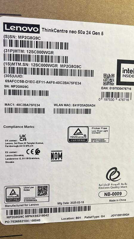 لابتوب Lenovo 24IRH9 24″ i7-13620H 8GB/512GB Intel UHD Graphics - 8