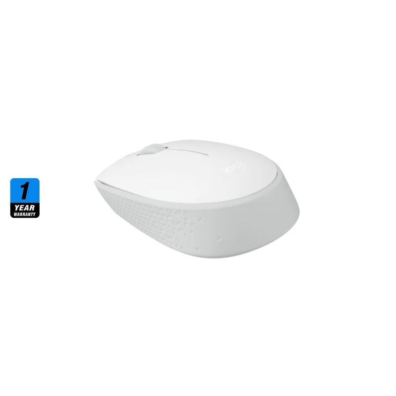 ماوس Logitech M171 1000 DPI لاسلكي أبيض - 4