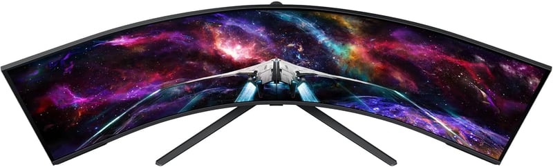 شاشة ألعاب سامسونج أوديسي نيو G9 G95NC منحنية فائقة الاتساع بحجم 57 بوصة (دقة Dual UHD - تقنية Quantum Mini-LED - تردد 240Hz - استجابة 1ms - انحناء 1000R) - 18