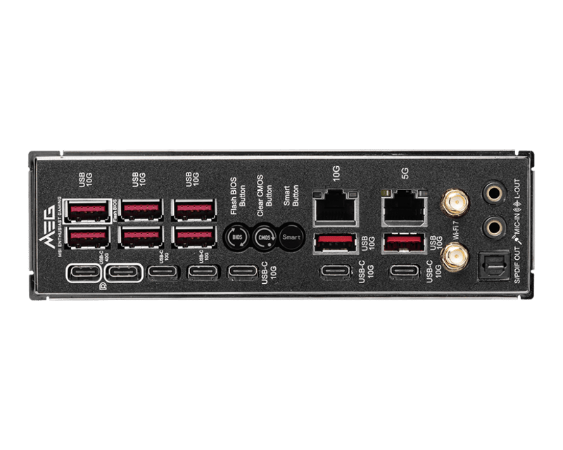 MSI MEG X870E Godlike E-ATX Motherboard AM5 DDR5 Black - 8