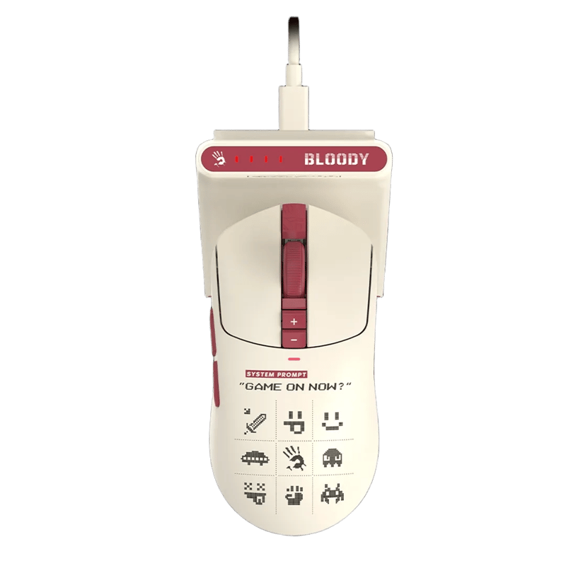 ماوس Bloody R72 Ultra 20000 DPI Dual-Mode قيمنق أحمر - 3