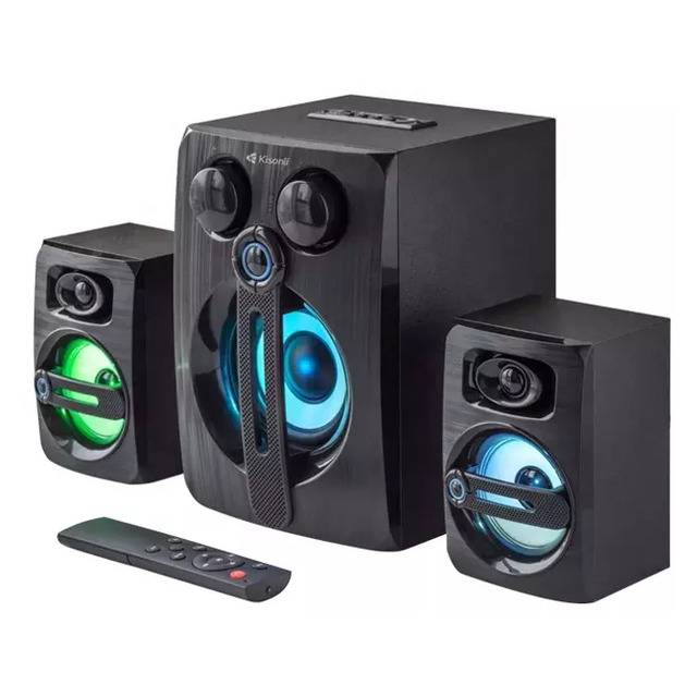 Kisonli TM-9000A 2.1 Subwoofer Wireless Speaker RGB - 5