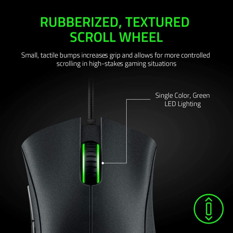 ماوس Razer DeathAdder Essential سلكي للألعاب 6400 DPI - 3