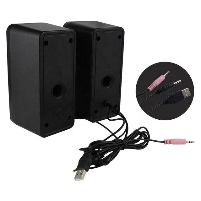 Kisonli X9 USB Speaker Black Stereo Sound - 3