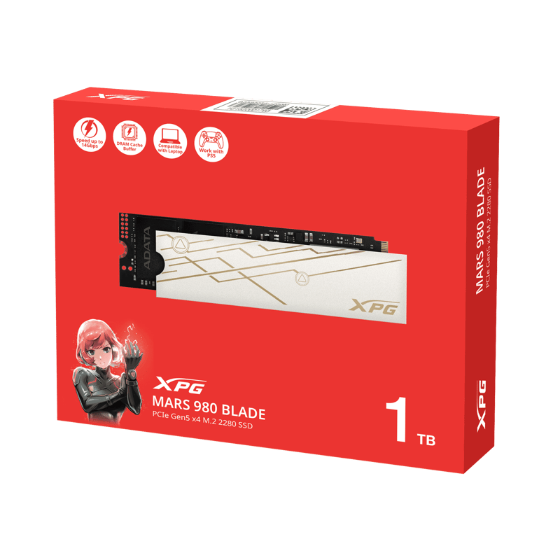 SSD XPG Mars 980 Blade 1TB NVMe M.2 - 14