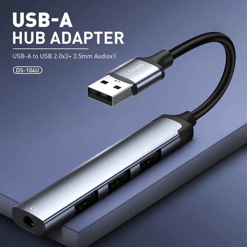 محول LDNIO DS-104U 4 منافذ USB-A - 11