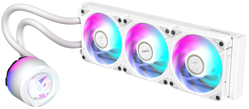 Gigabyte AORUS WATERFORCE X II 360 ICE AIO Liquid Cooler White - 6