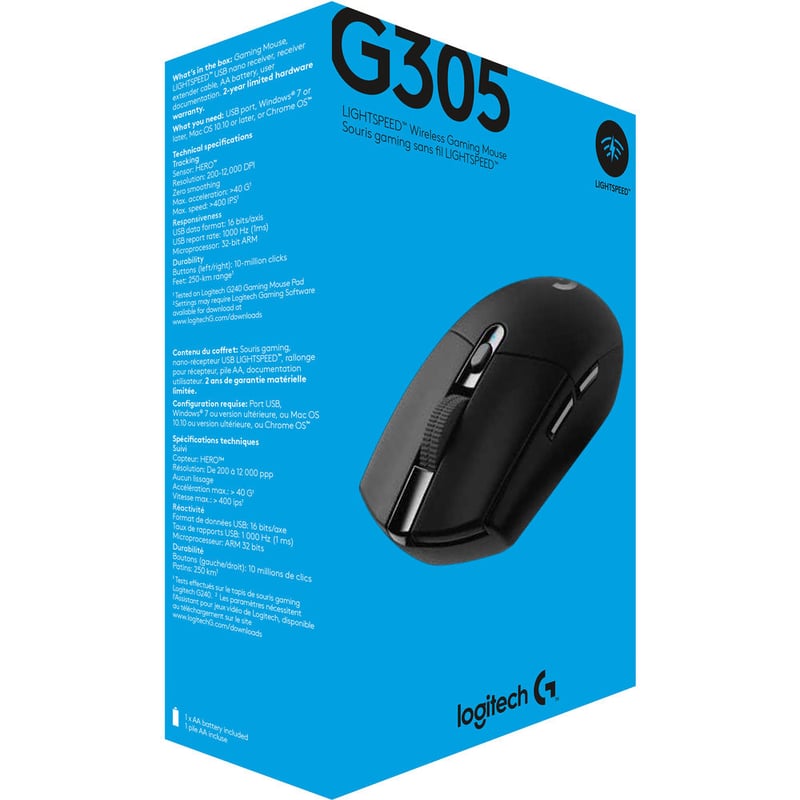 ماوس Logitech G G305 Lightspeed 12000 DPI لاسلكي أزرق - 13