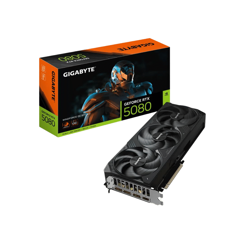 Gigabyte GeForce RTX 5080 16GB GDDR7 WINDFORCE OC SFF - 8