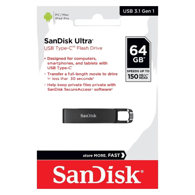 SanDisk Ultra 64GB USB Type-C Flash Drive - 4