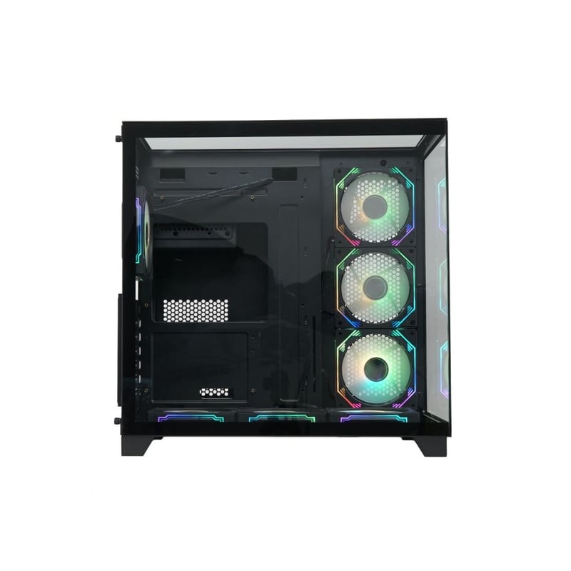 RAPTOR Gilgamesh C712 Mid-Tower ATX Case Black Tempered Glass - 4
