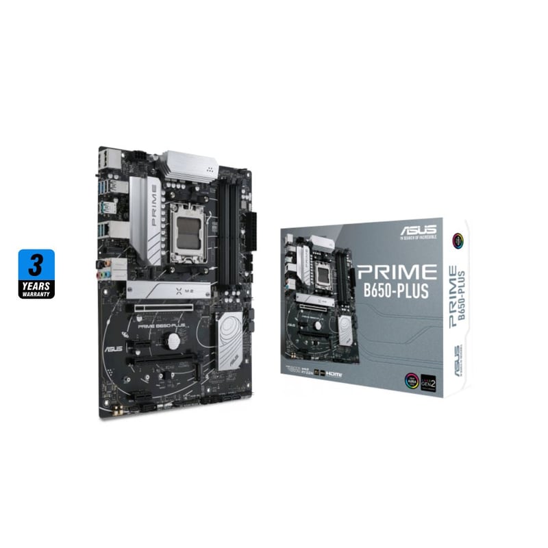 ASUS PRIME B650-PLUS WIFI B650 AM5 ATX Motherboard - 9