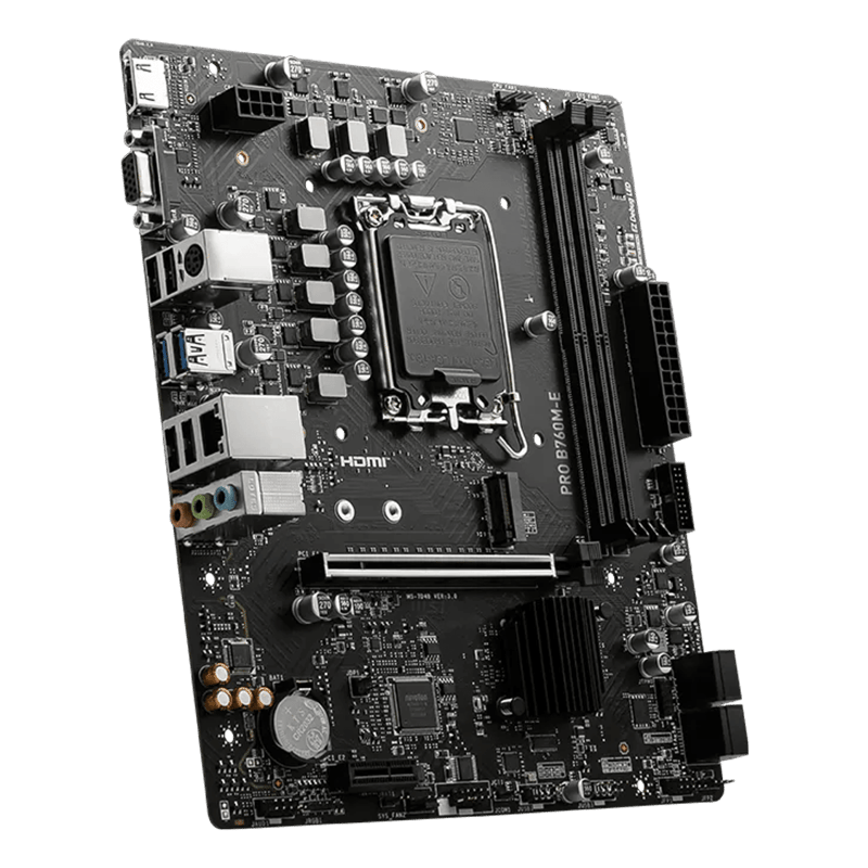 MSI PRO B760M-E DDR5 LGA1700 Micro-ATX Motherboard - 5