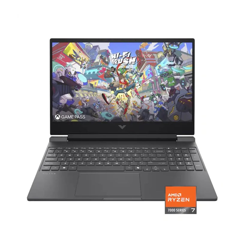 HP Victus 15-fb3093dx, AMD Ryzen 7-7445HS, 16GB RAM, 512GB SSD, NVIDIA RTX 4050 6GB, 15.6" FHD 144Hz, Silver - 5