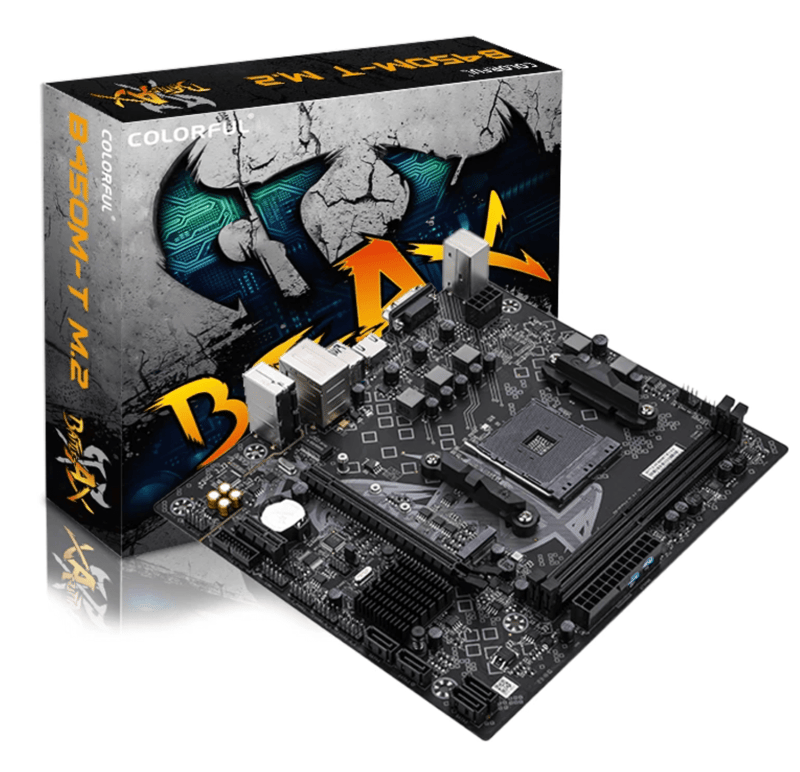 Colorful BATTLE-AX B450M-K M.2 V14 B450 AM4 Micro-ATX Motherboard - 6