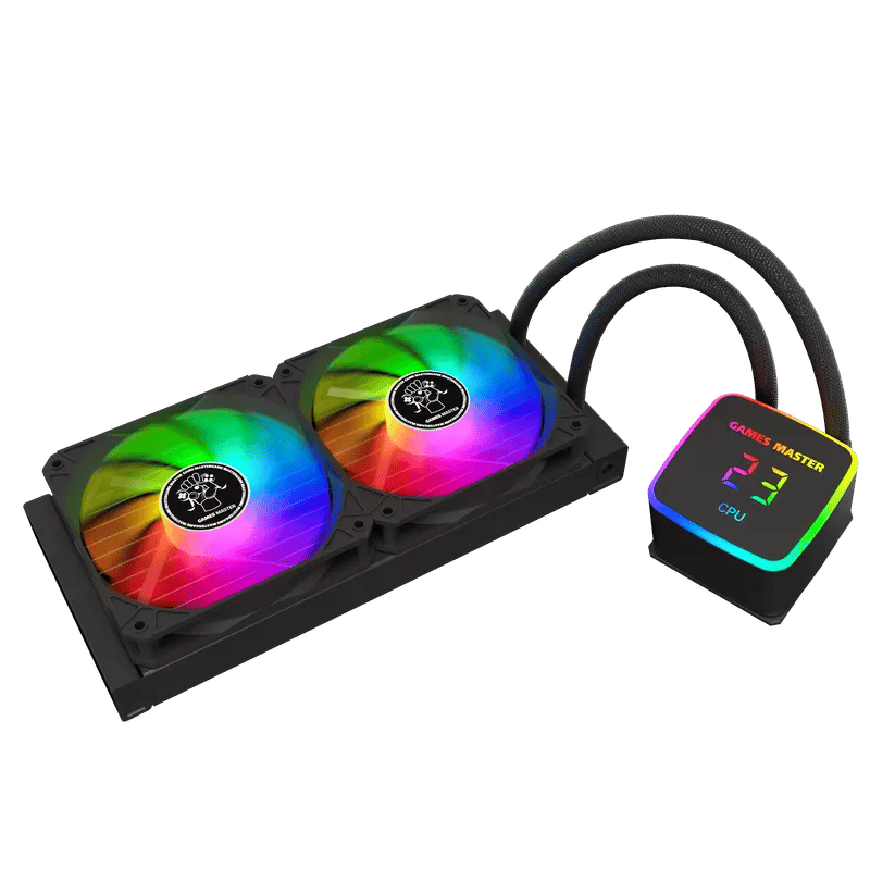 مبرد Games Master AIO سائل 240mm أسود - 3