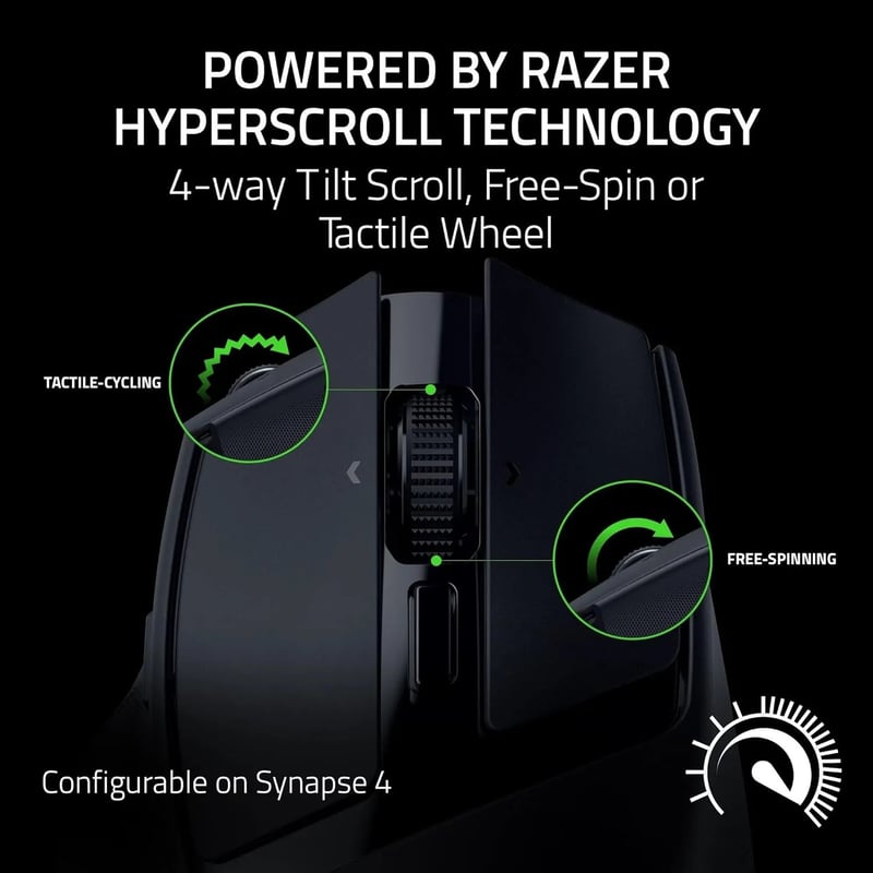 ماوس Razer Basilisk Mobile 18000 DPI لاسلكي RGB أسود - 10