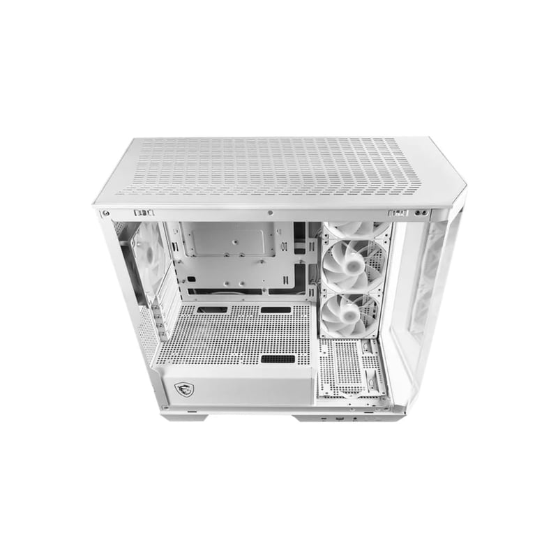MSI MAG PANO M100R PZ Micro-ATX Case White Panoramic Tempered Glass - 4