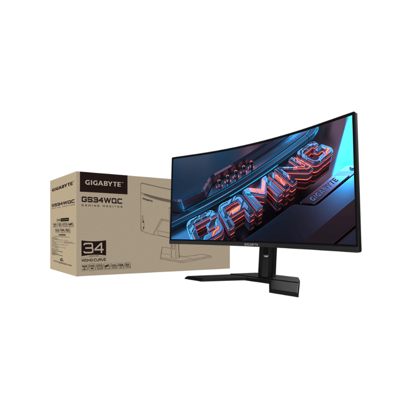 شاشة Gigabyte GS34WQC 34″ 3440x1440 135Hz VA - 1