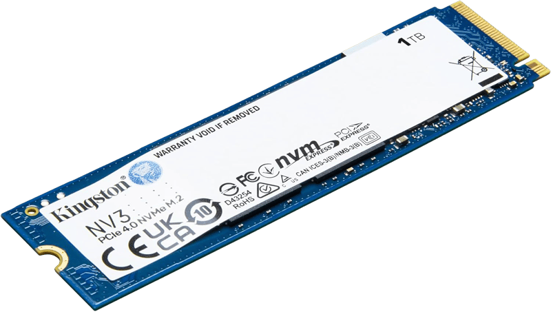 Kingston NV2 1TB NVMe M.2 PCIe 4.0 Internal SSD - 8