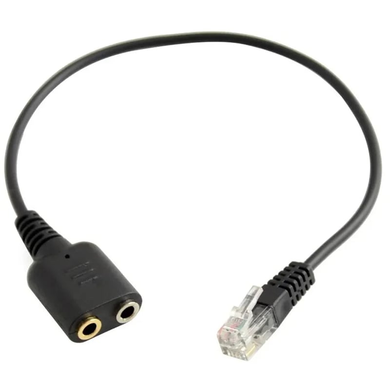 محول Avetron كيبل 2 x 3.5mm إلى RJ9 سماعات - 1
