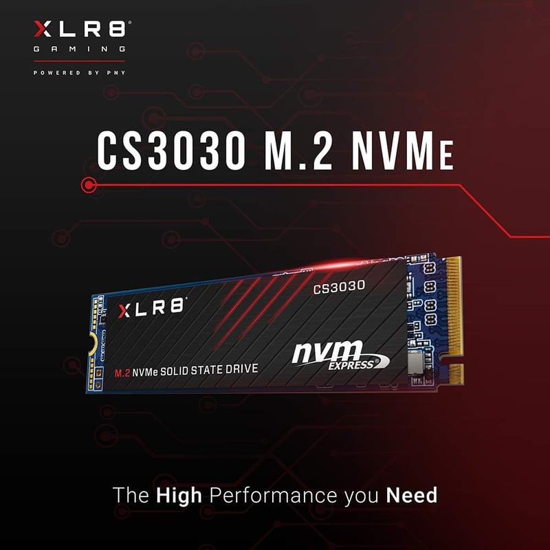 PNY XLR8 CS3030 1TB NVMe M.2 PCIe 3.0 Internal SSD - 7