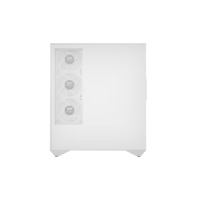 darkFlash DY460 White Dual-Chamber Mid-Tower ATX PC Case (Included 4 ARGB Fans / 3-Sided Panoramic Tempered Glass / Back-Connect Motherboard Support / USB-C 10Gbps) - 8