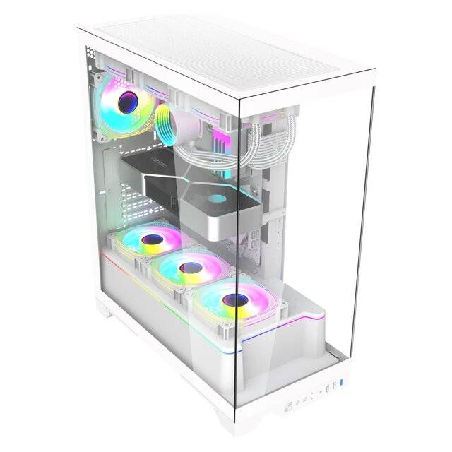 كيس Demon TRX Mid-Tower أبيض ARGB - 2