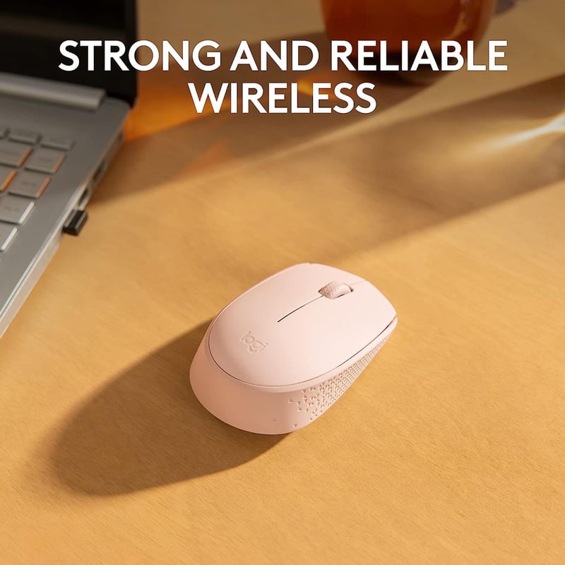 ماوس Logitech M171 1000 DPI لاسلكي أسود - 50